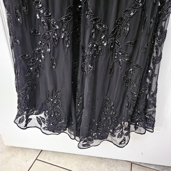 Sequin Leaf Mermaid Gown - Picture 13 of 15